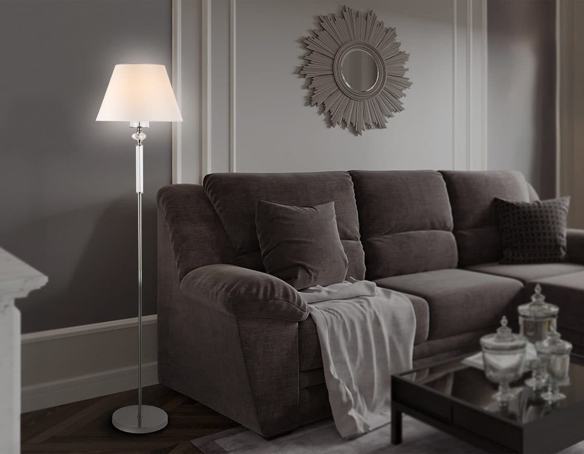 LH71008 BN/WH никель/белый E27 max 60W D360*1550