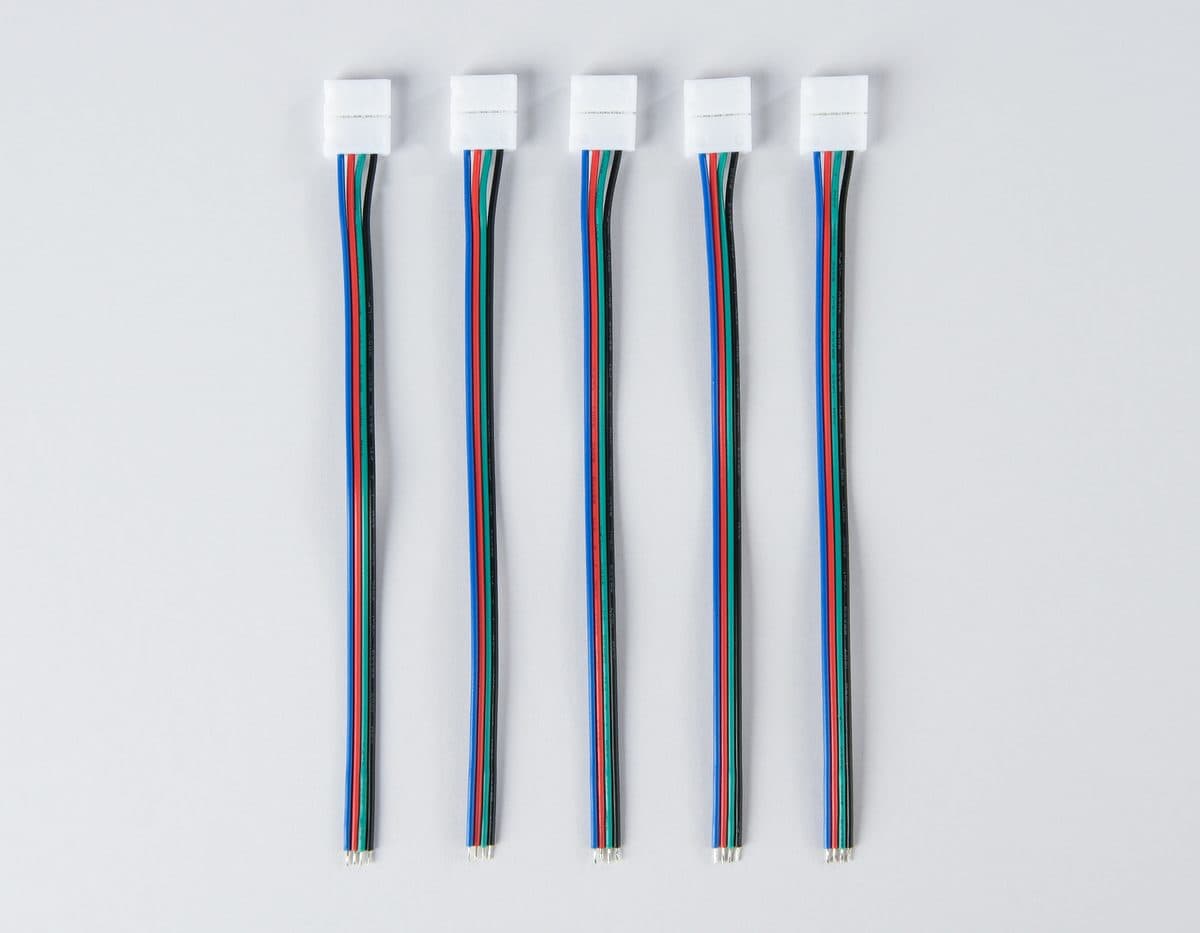 GS7251 Соединитель гибкий односторонний 5050 12/24V (4 конт.) (5шт)