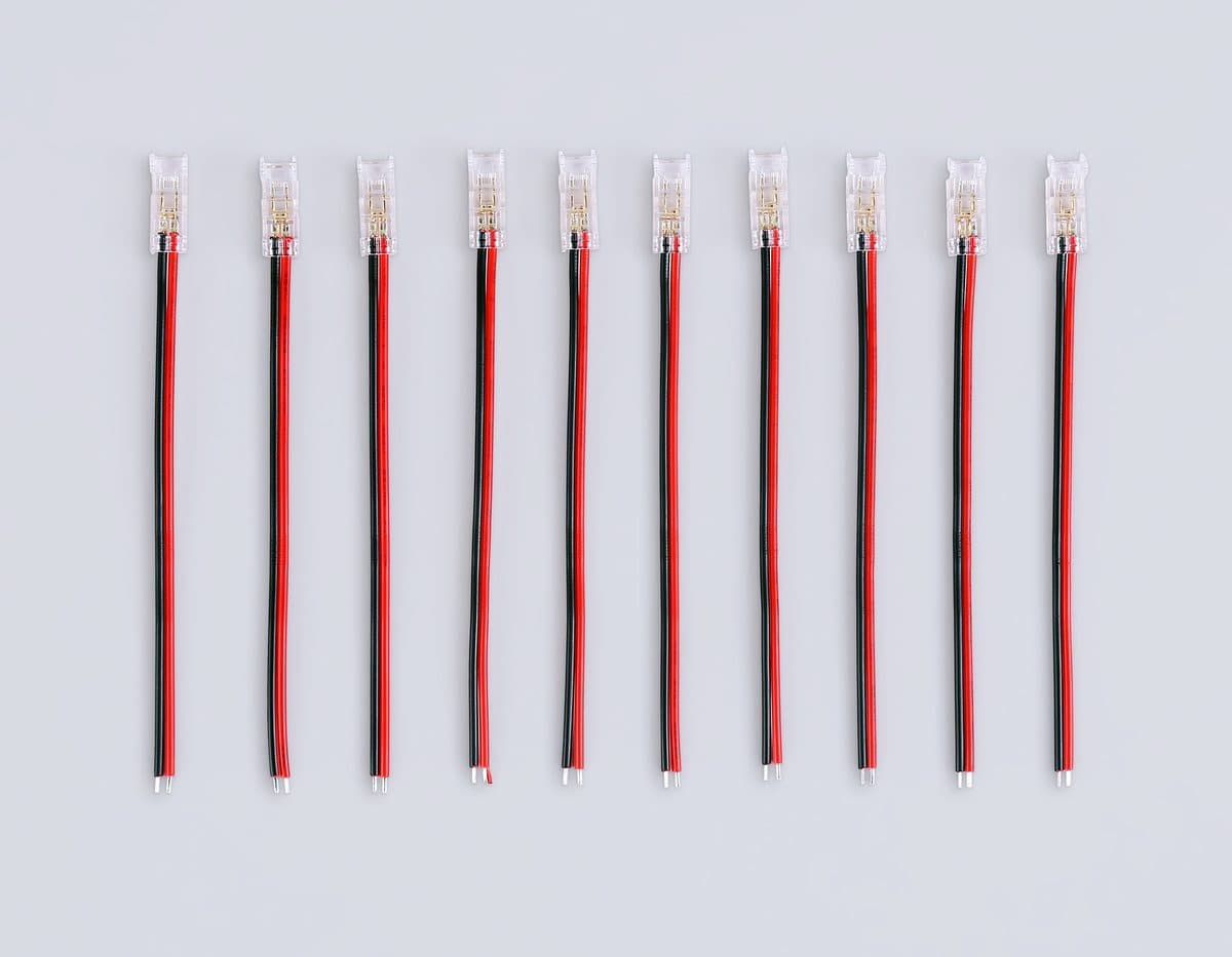 GS7373 Соединитель гибкий односторонний COB 12/24V для лент 5mm (2 конт.) (10шт)