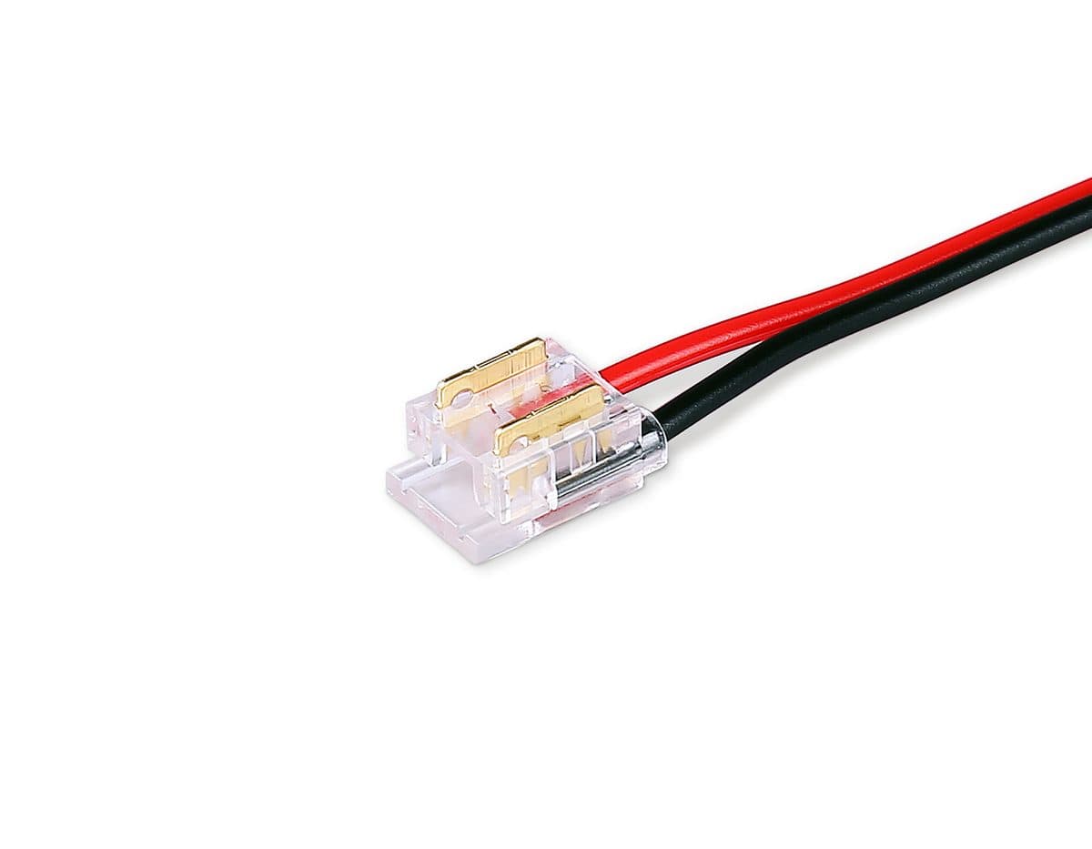 GS7375 Соединитель гибкий односторонний COB 12/24V для лент 8/10mm (2 конт.) (10шт)