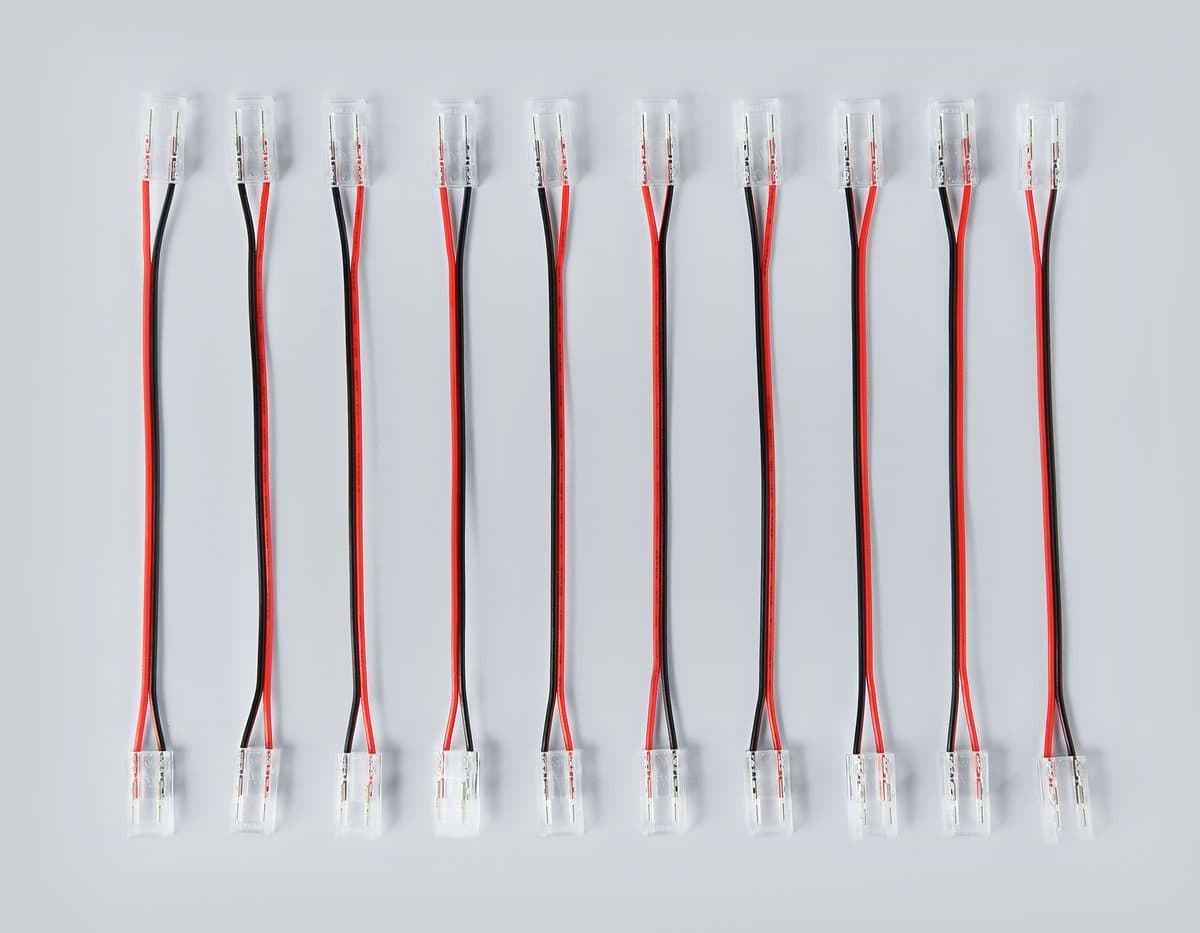 GS7901 Соединитель гибкий двухсторонний COB 12/24V (2 конт.) (10шт)