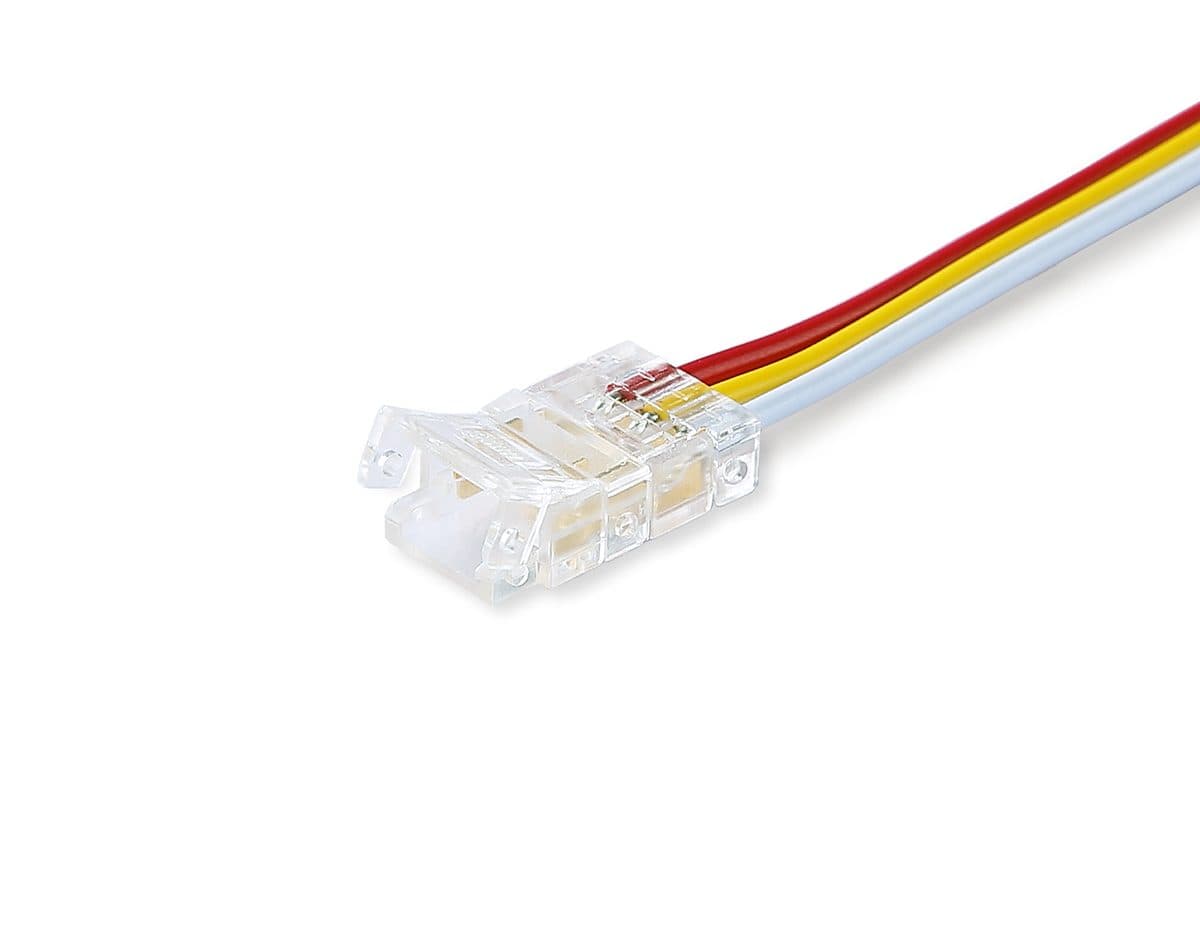 GS7911 Соединитель гибкий двухсторонний COB CCT 12/24V для лент 8mm (3 конт.) (5шт)