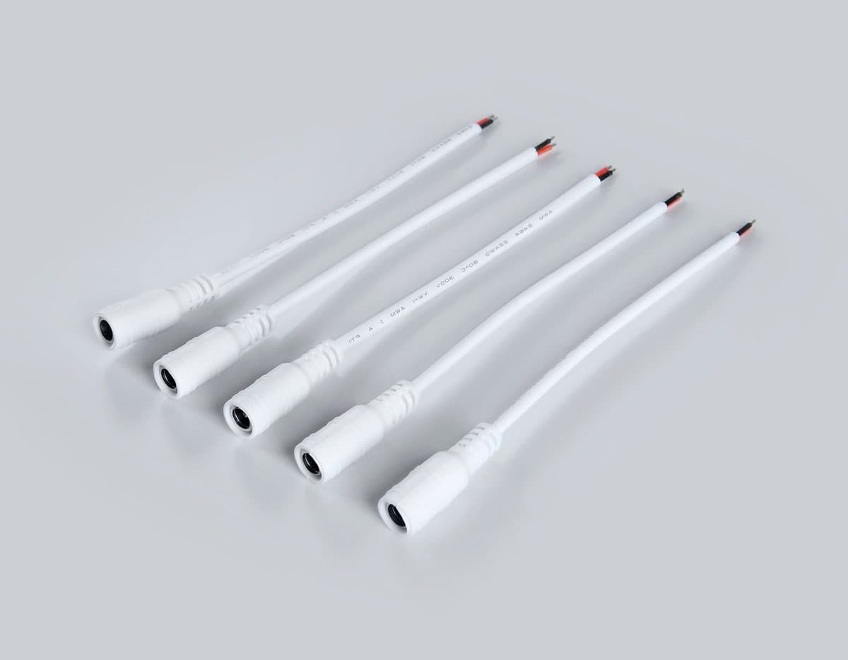 GS7952 соединитель проводной 2,1*5,5 мм мама (5шт)