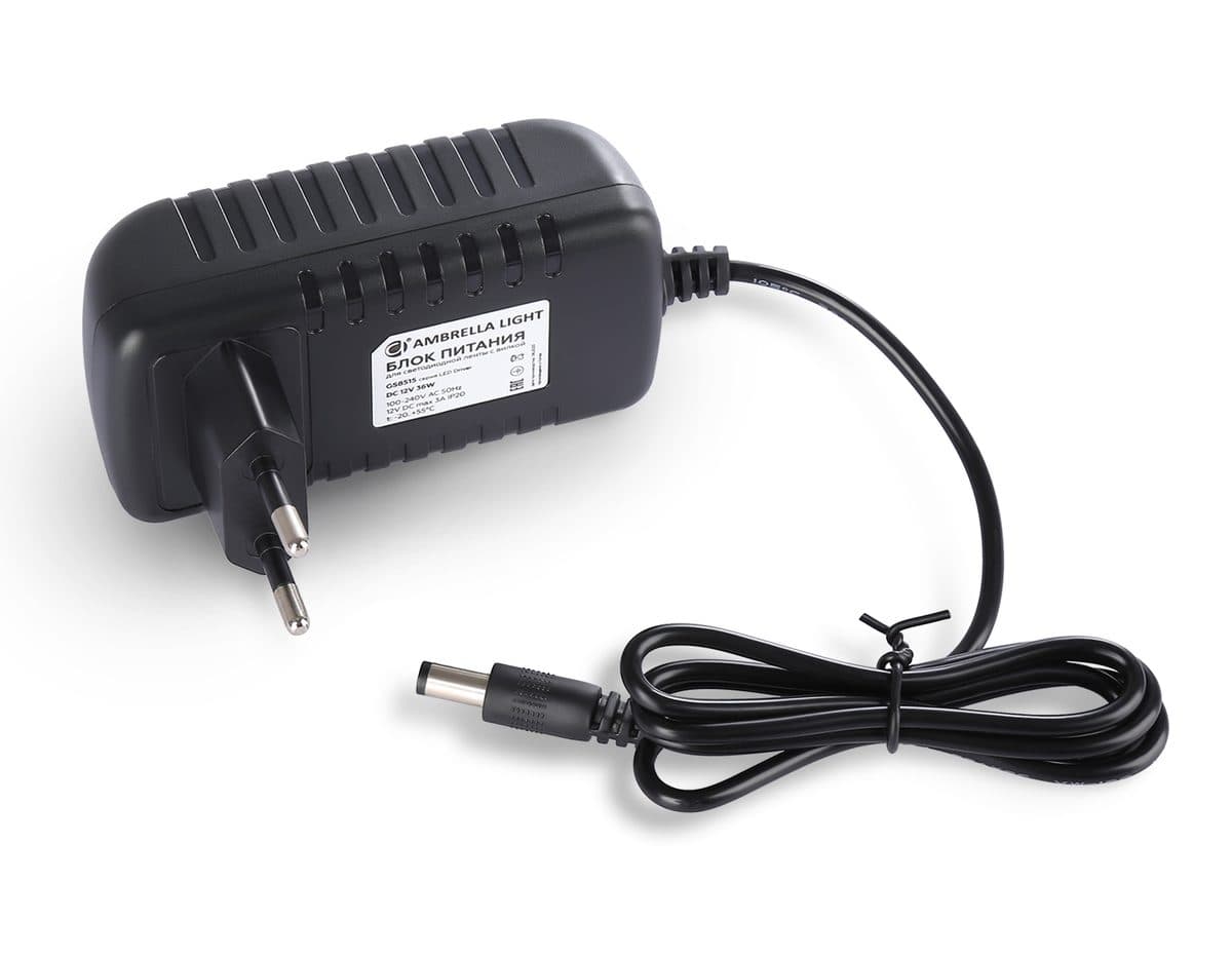 GS8515 блок питания 12V 36W 3A IP20 100-240V 92*48*70