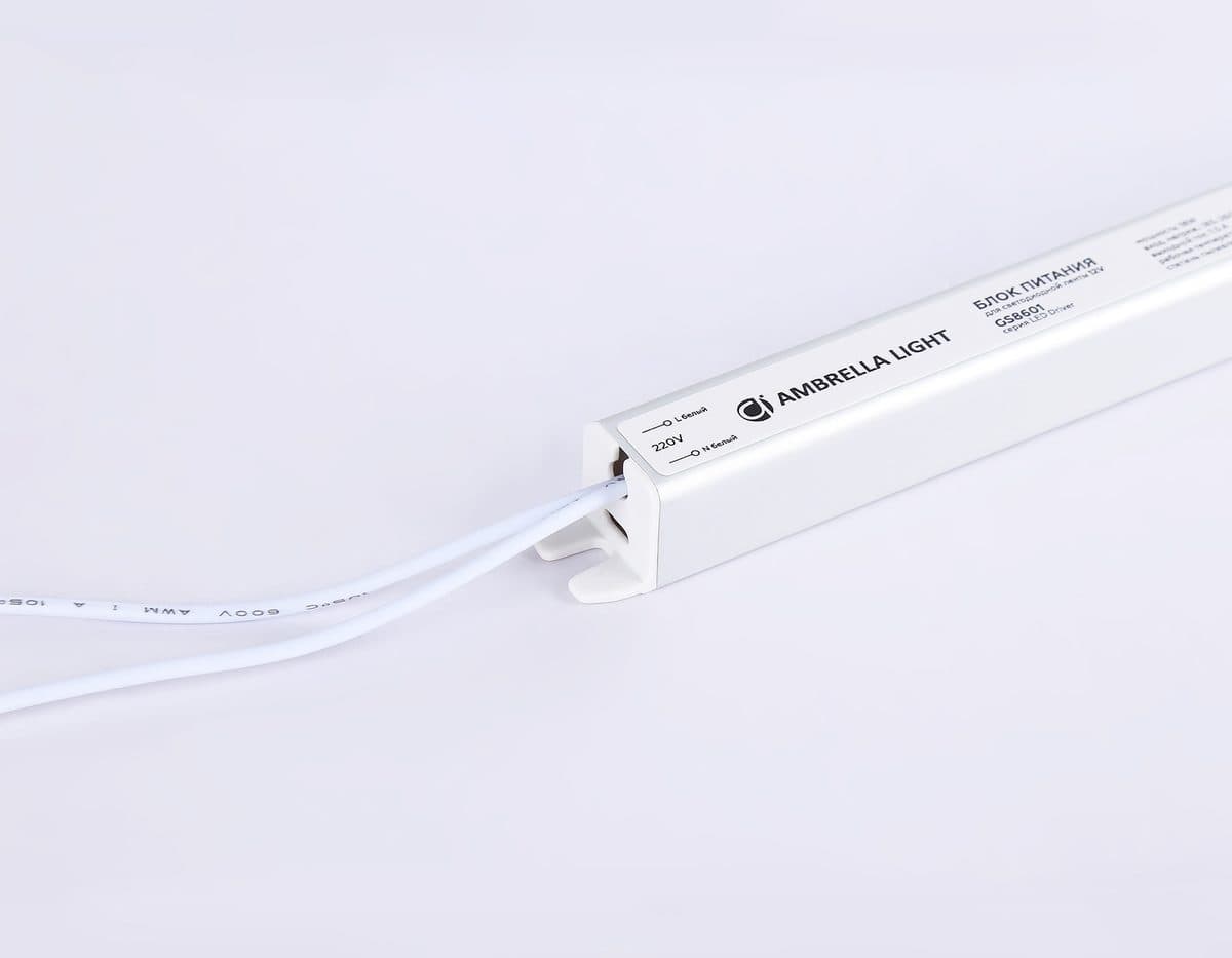 GS8601 блок питания 12V 18W 1.5A IP20 185-260V 172*18*18