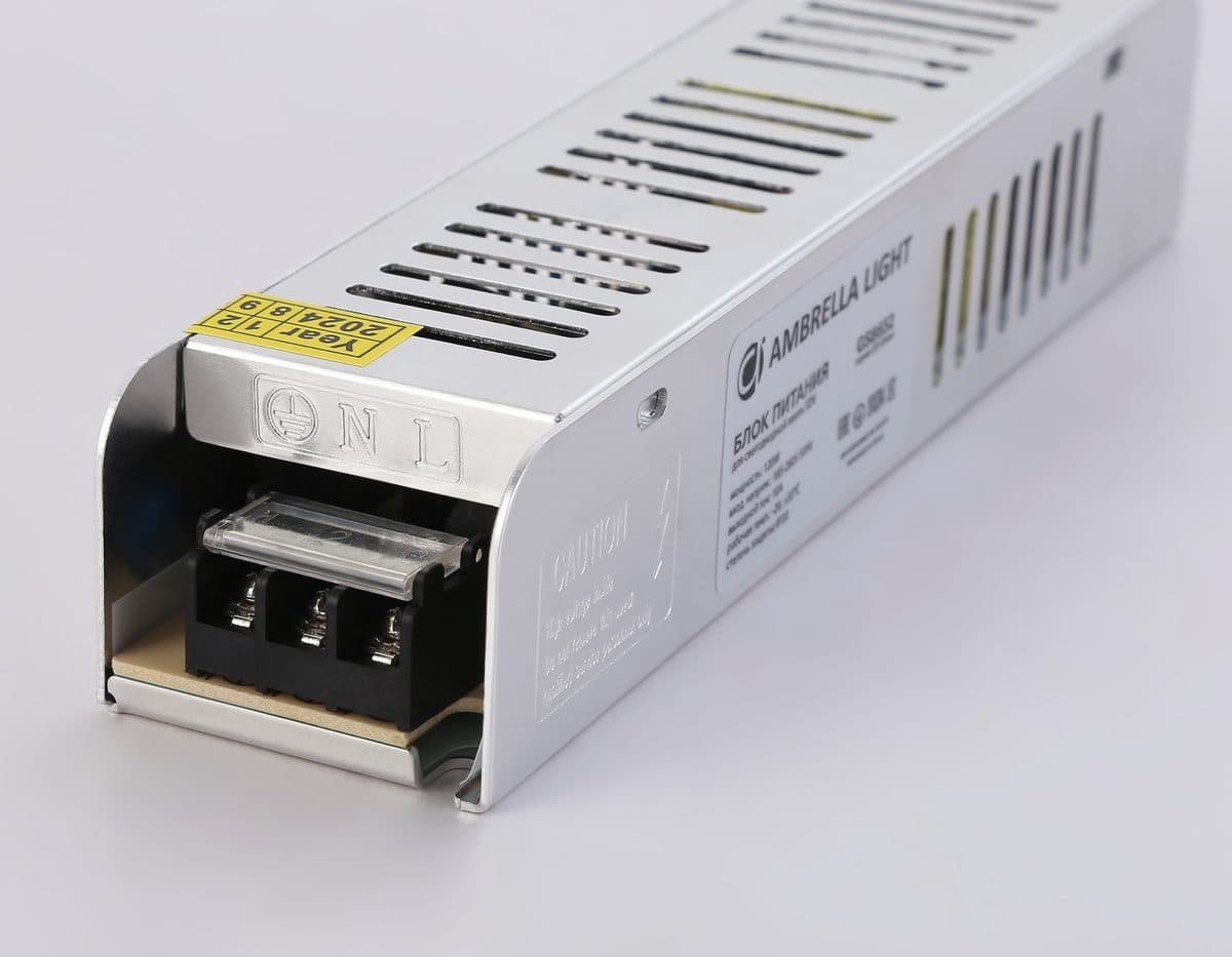 GS8652 блок питания 12V 120W 10A IP20 185-260V EMC 188*46*36