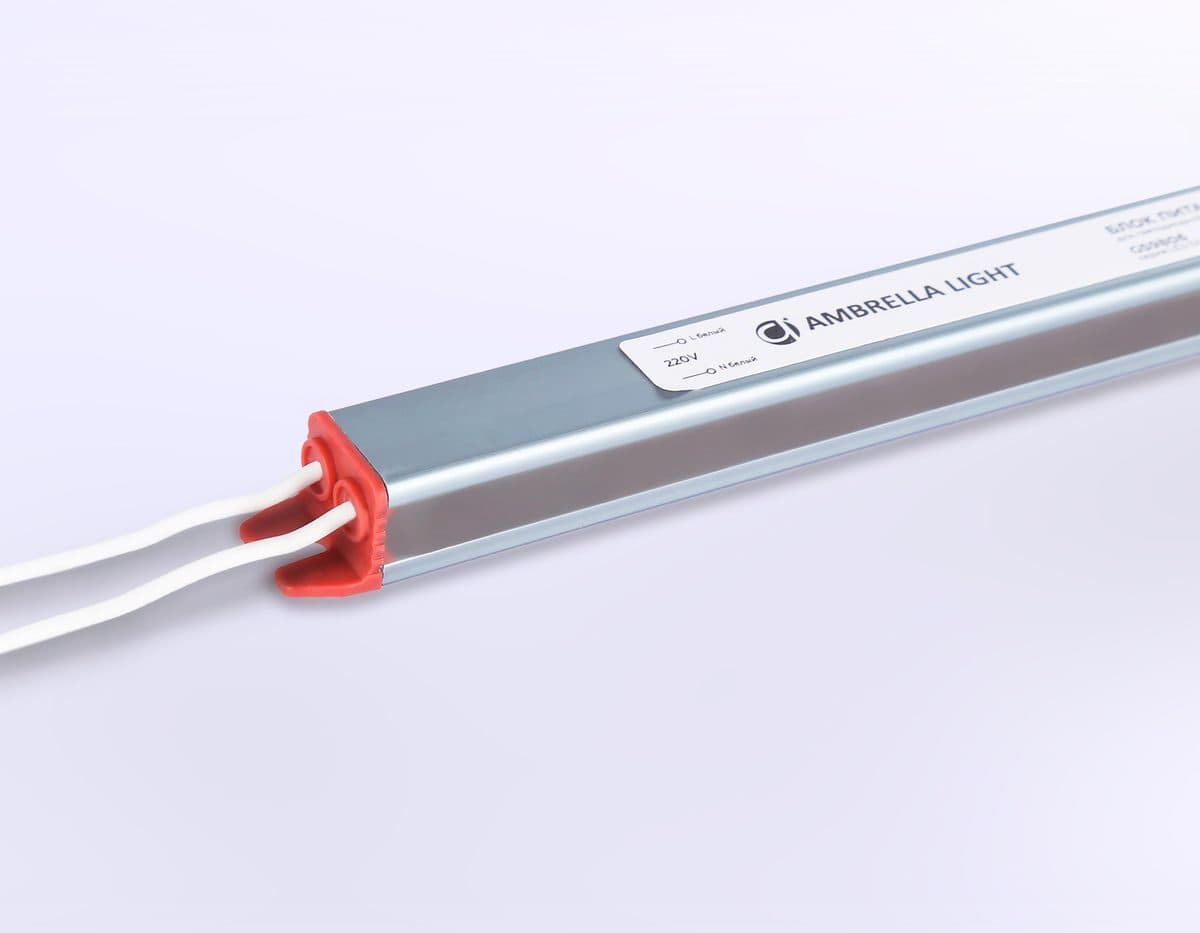 GS9806 блок питания 12V 48W 4A IP67 185-260V 292*18*14.8