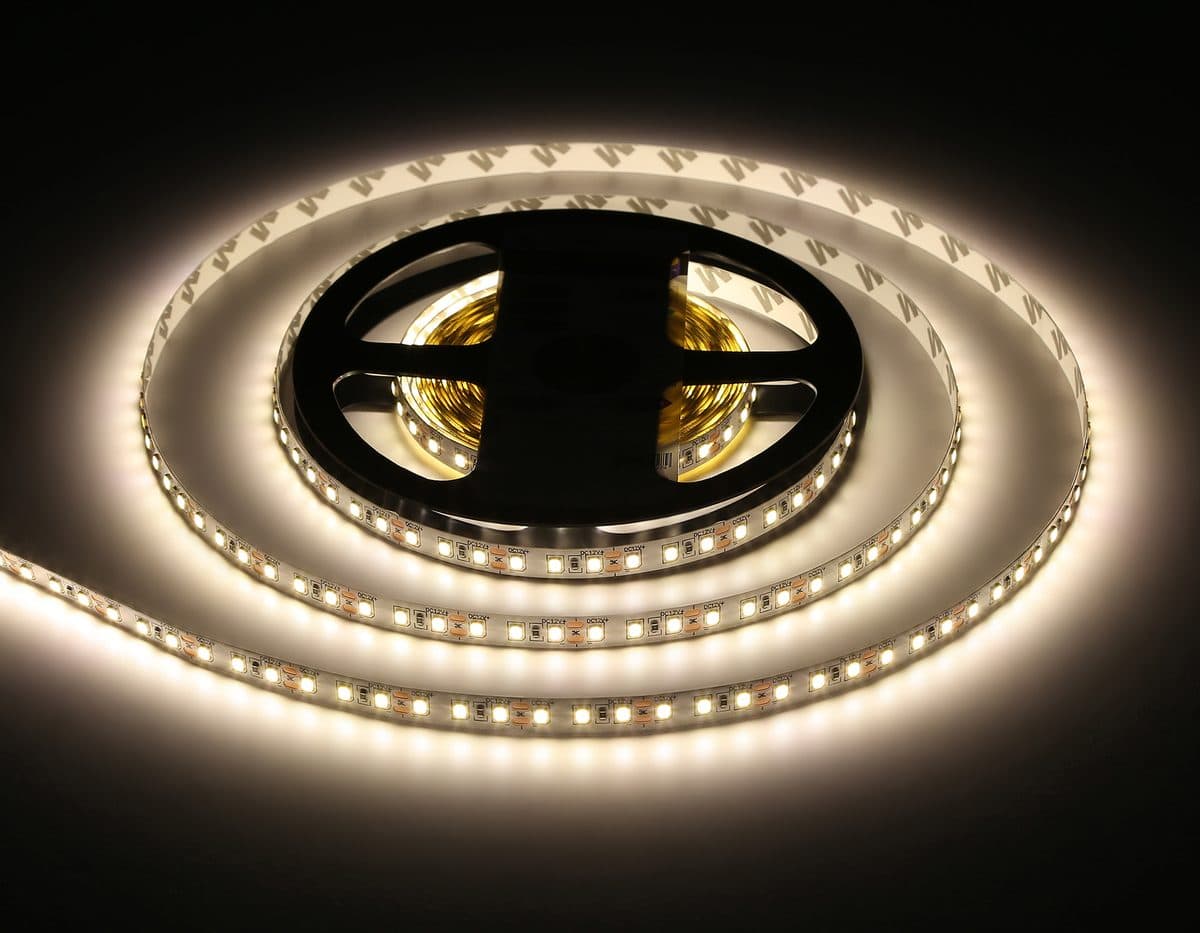 GS1102 2835 120Led/ 9.6W m/ 12V IP20 4500K/ 5000*8*1.2mm (2 конт.)