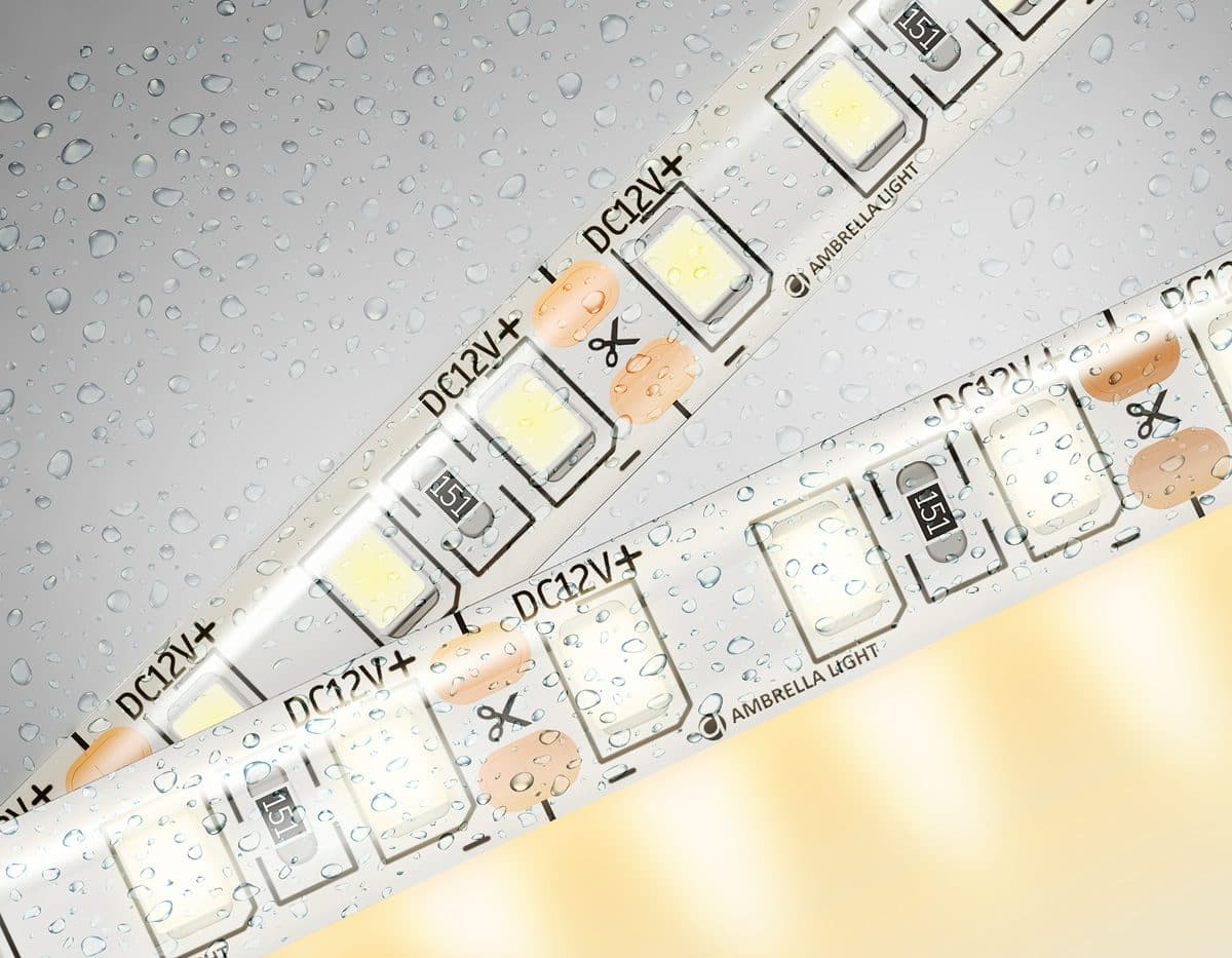 GS1201 2835 120Led/ 9.6W m/ 12V IP65 3000K/ 5000*8*2.27mm (2 конт.)