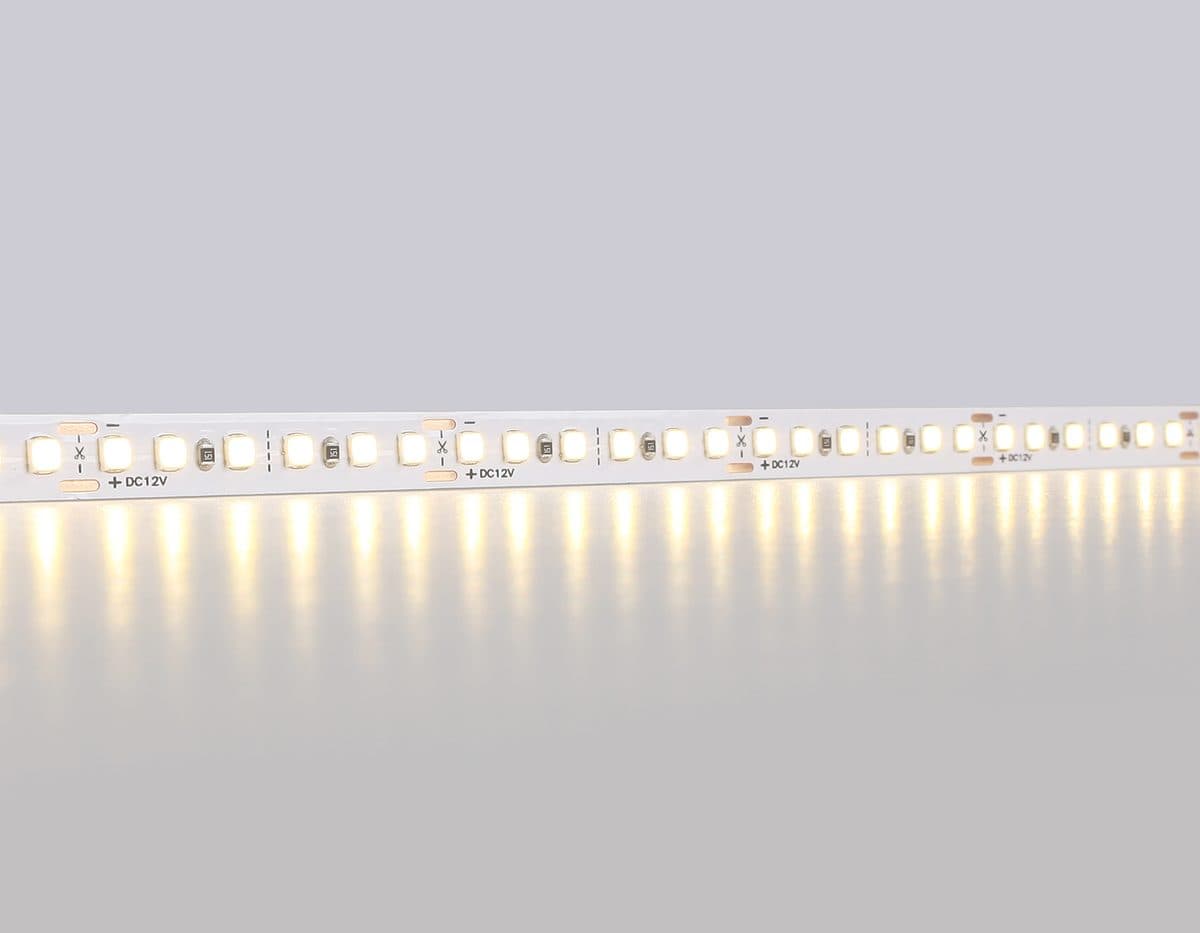 GS1301 2835 180Led/ 14.4W m/ 12V IP20 3000K/ 5000*8*1.2mm (2 конт.)
