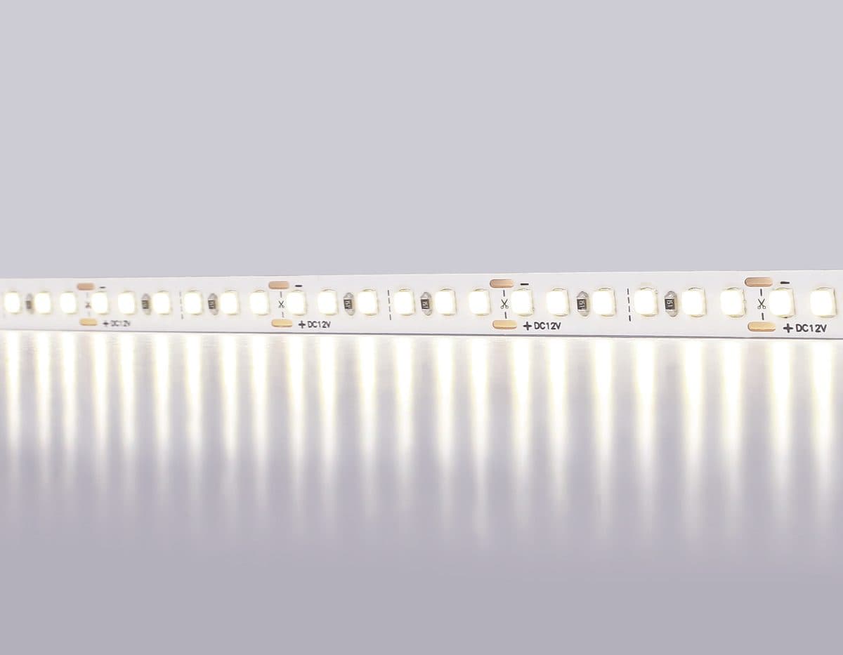 GS1302 2835 180Led/ 14.4W m/ 12V IP20 4500K/ 5000*8*1.2mm (2 конт.)