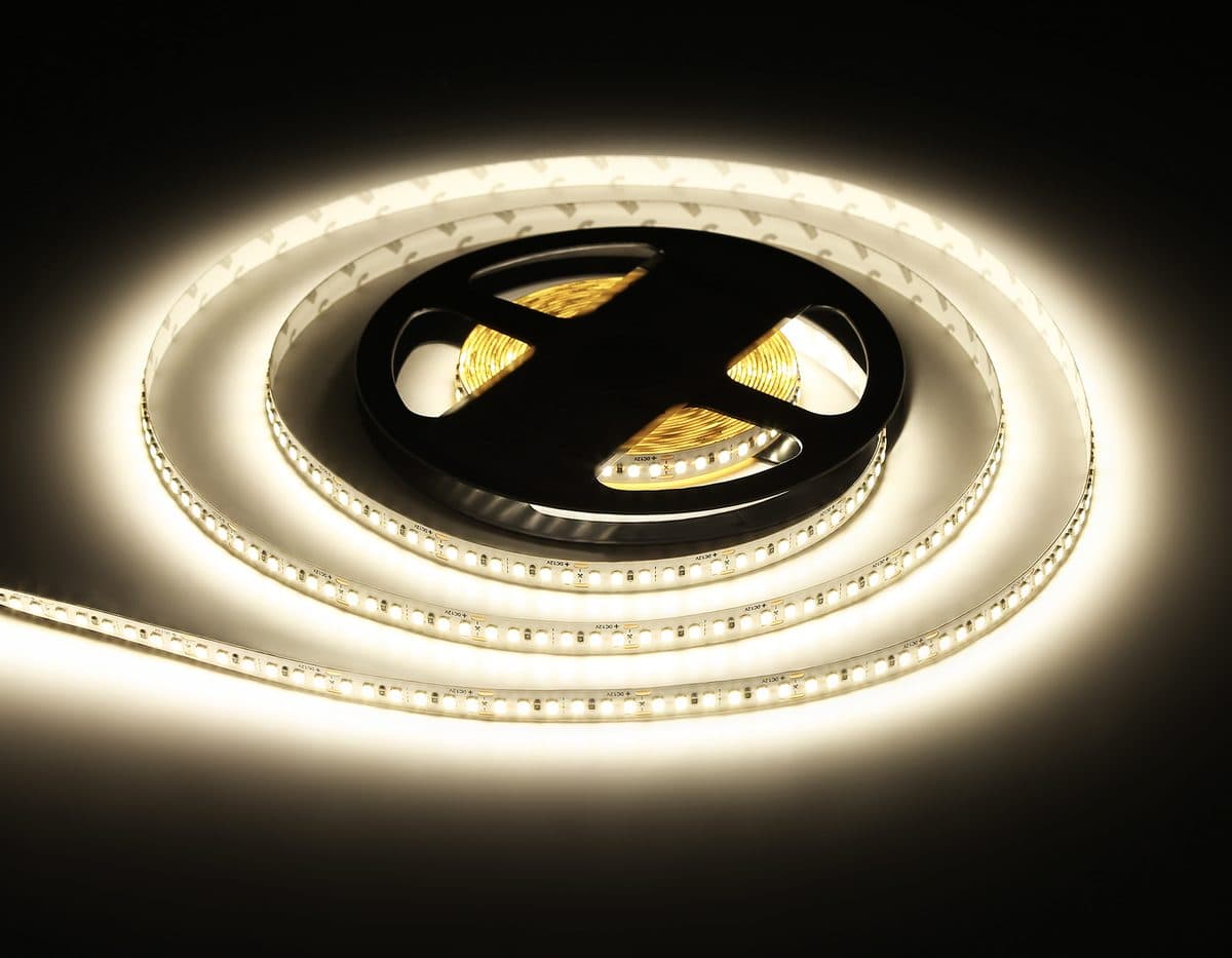 GS1302 2835 180Led/ 14.4W m/ 12V IP20 4500K/ 5000*8*1.2mm (2 конт.)