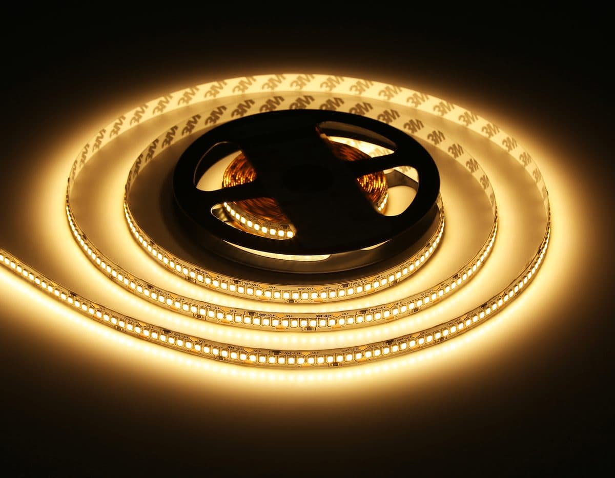 GS1401 2835 240Led/ 17W m/ 12V IP20 3000K/ 5000*10*1.2mm (2 конт.)