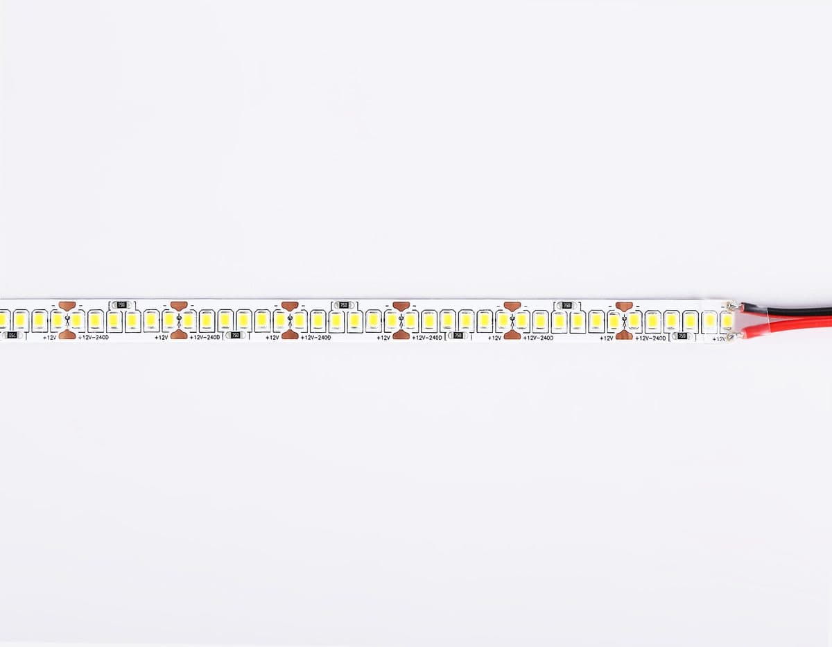 GS1503 2835 240Led/ 19.2W m/ 12V IP20 6500K/ 5000*10*1.2mm (2 конт.)