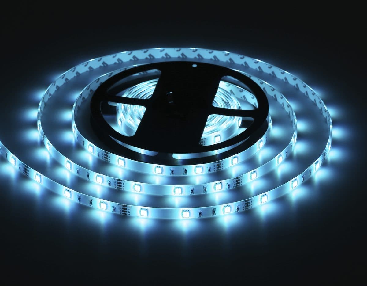 GS2501 5050 30Led/ 7.2W m/ 12V IP65 RGB/ 5000*10*2.87mm (4 конт.) комплект