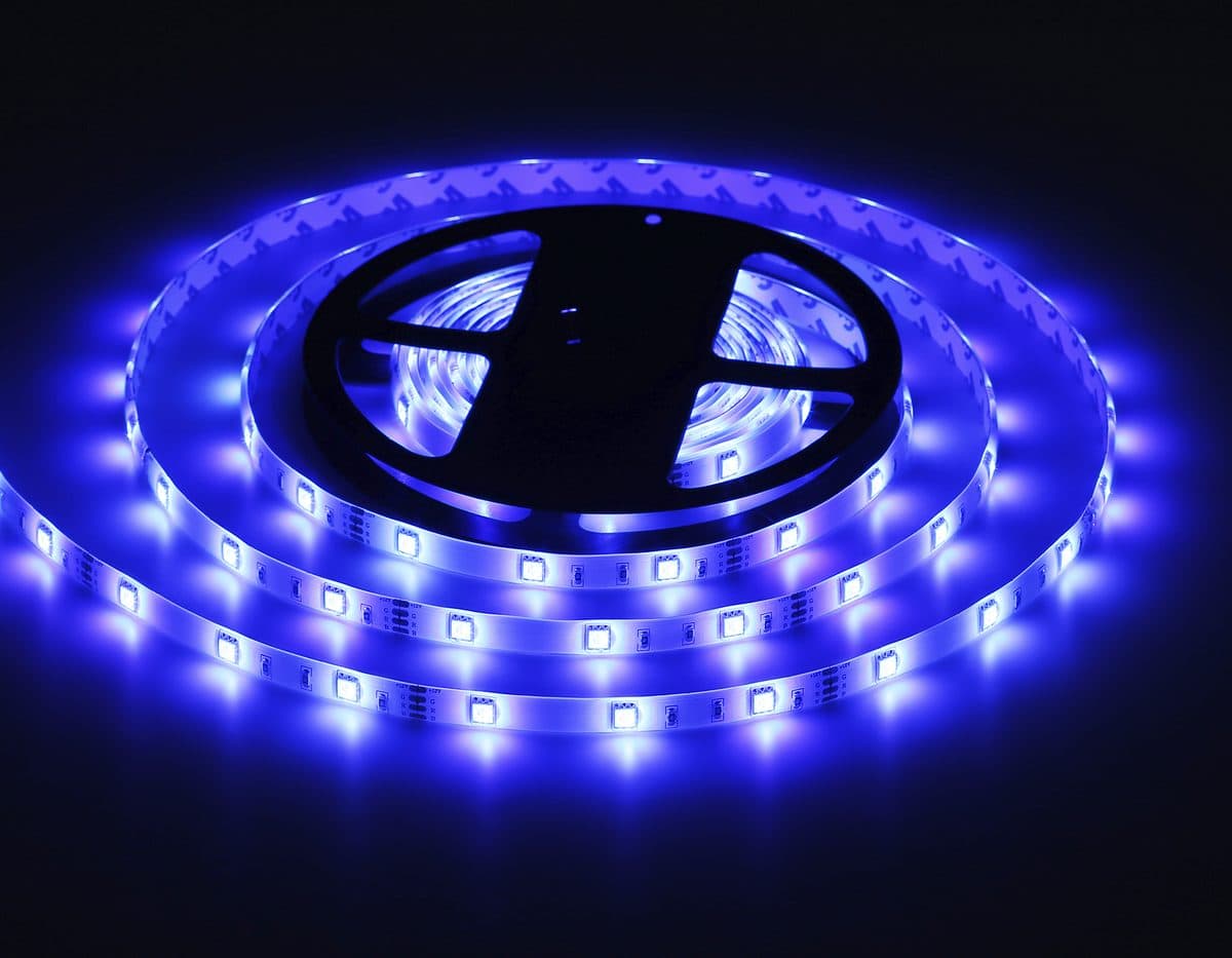 GS2501 5050 30Led/ 7.2W m/ 12V IP65 RGB/ 5000*10*2.87mm (4 конт.) комплект