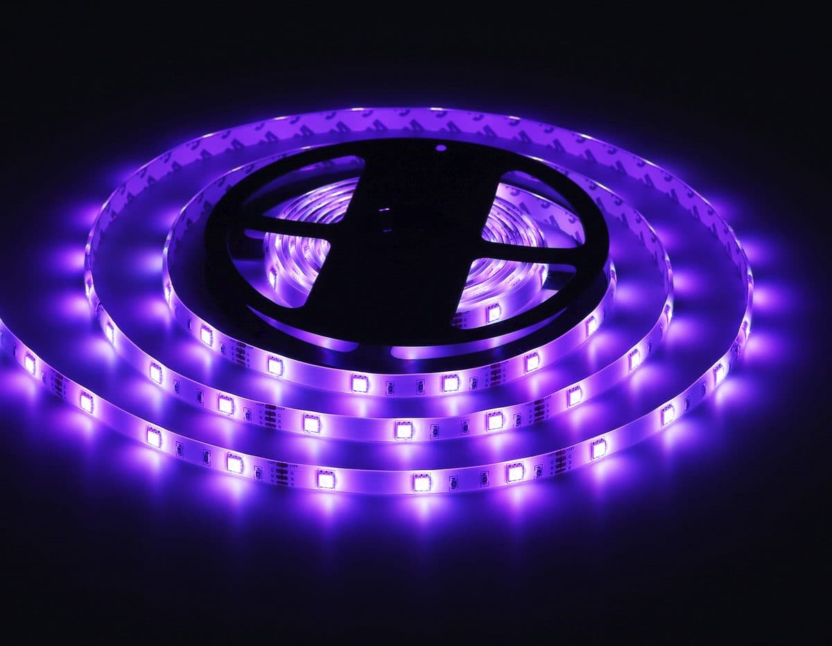 GS2501 5050 30Led/ 7.2W m/ 12V IP65 RGB/ 5000*10*2.87mm (4 конт.) комплект