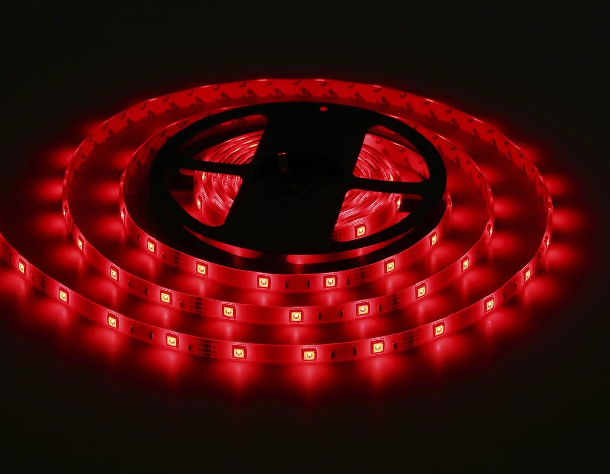 GS2501 5050 30Led/ 7.2W m/ 12V IP65 RGB/ 5000*10*2.87mm (4 конт.) комплект