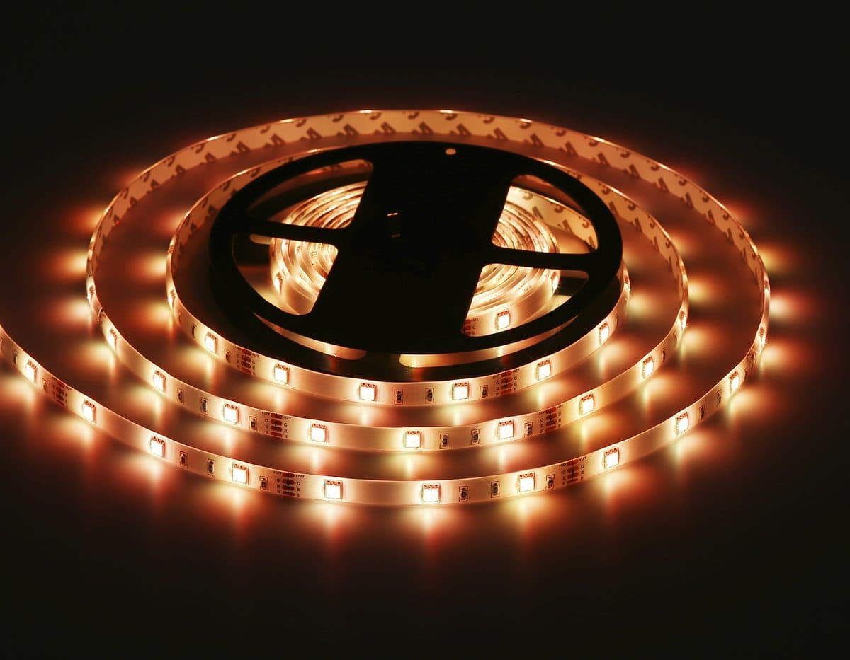 GS2501 5050 30Led/ 7.2W m/ 12V IP65 RGB/ 5000*10*2.87mm (4 конт.) комплект