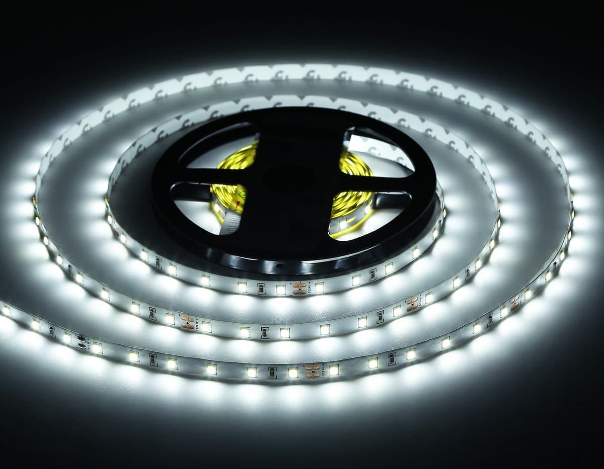 GS3003 2835 60Led/ 6W m/ 24V IP20 6500K/ 5000*8*1.2mm (2 конт.)