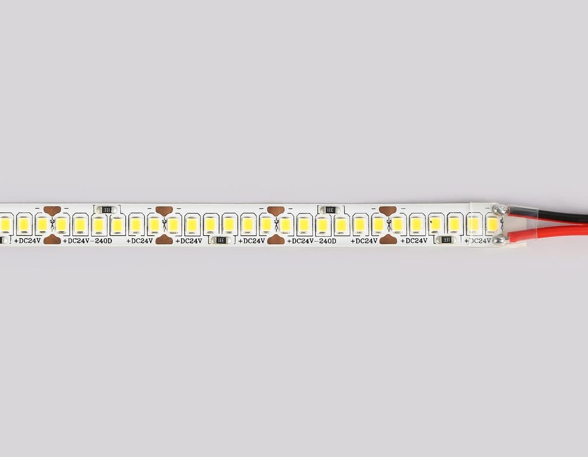 GS3401 2835 240Led/ 20W m/ 24V IP20 3000K/ 5000*10*1.2mm (2 конт.)