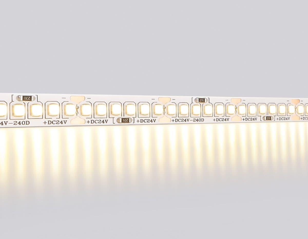 GS3501 2835 240Led /22W m/ 24V IP20 3000K/ 5000*10*1.2mm (2 конт.)