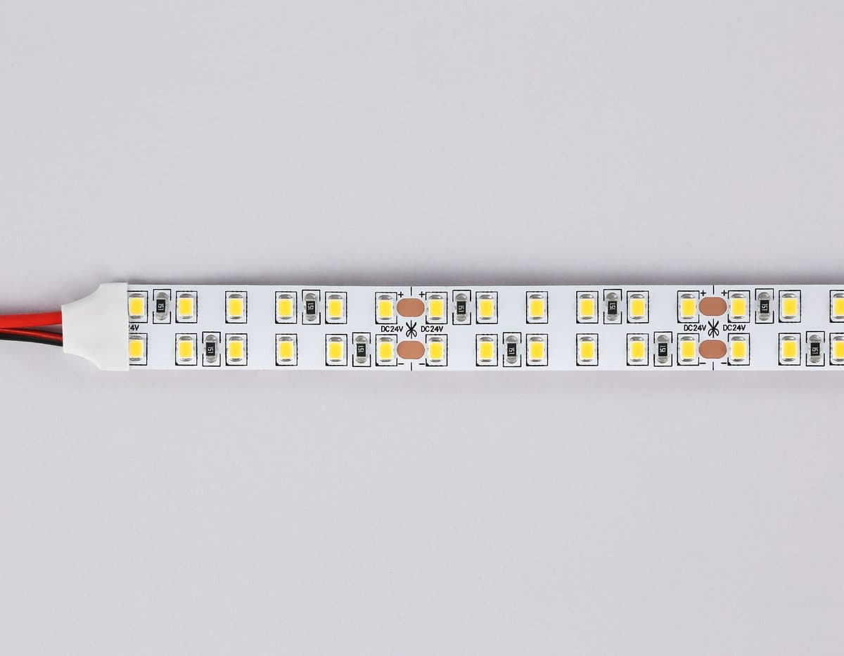 GS3701 2835 240Led /24W m/ 24V IP20 3000K/ 5000*14*1.2mm (2 конт.)