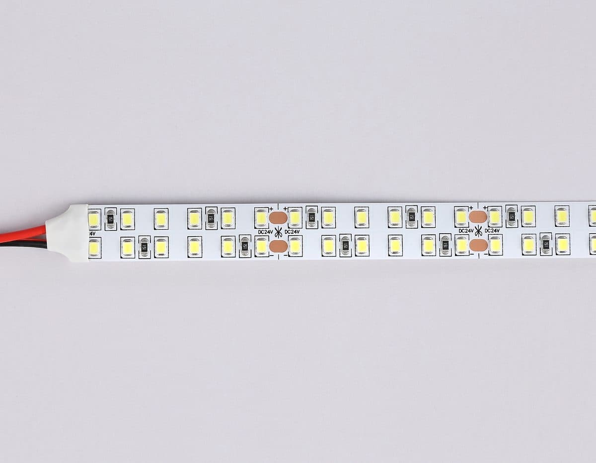 GS3703 2835 240Led /24W m/ 24V IP20 6500K/ 5000*14*1.2mm (2 конт.)