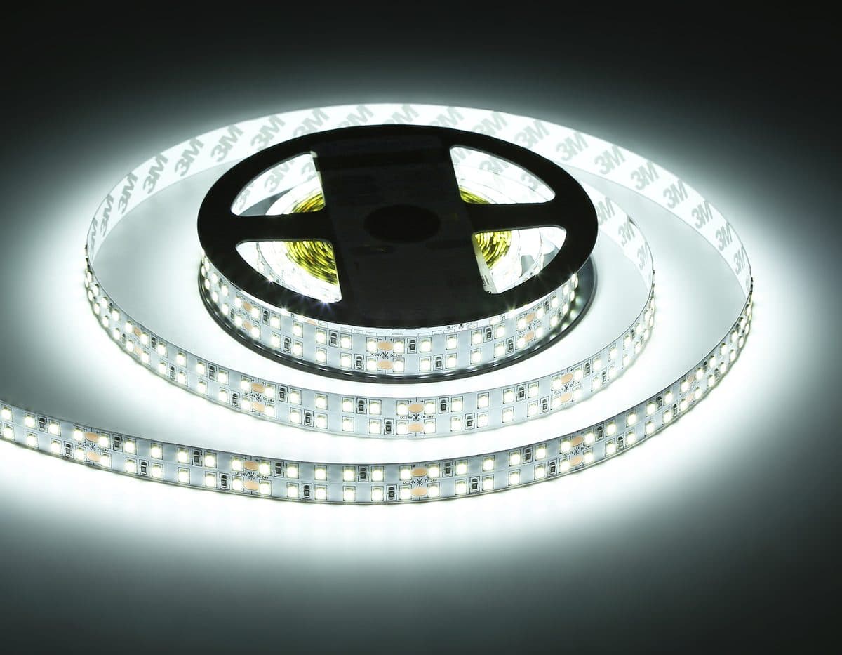 GS3703 2835 240Led /24W m/ 24V IP20 6500K/ 5000*14*1.2mm (2 конт.)