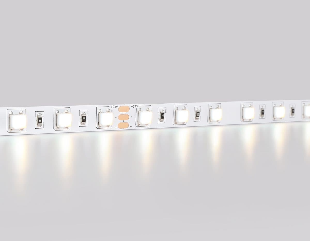 GS4101 5050 60Led/ 14W m/ 24V IP20 CCT 3000-6500K/ 5000*10*1.87mm (3 конт.)