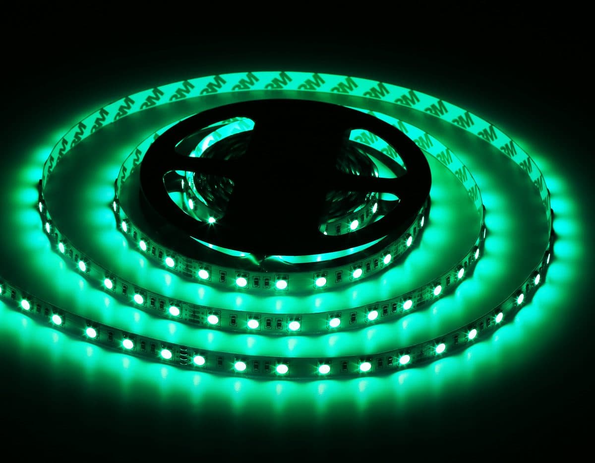 GS4302 5050 60Led/ 14.4W m/ 24V IP20 RGB/ 5000*10*1.87mm (4 конт.)