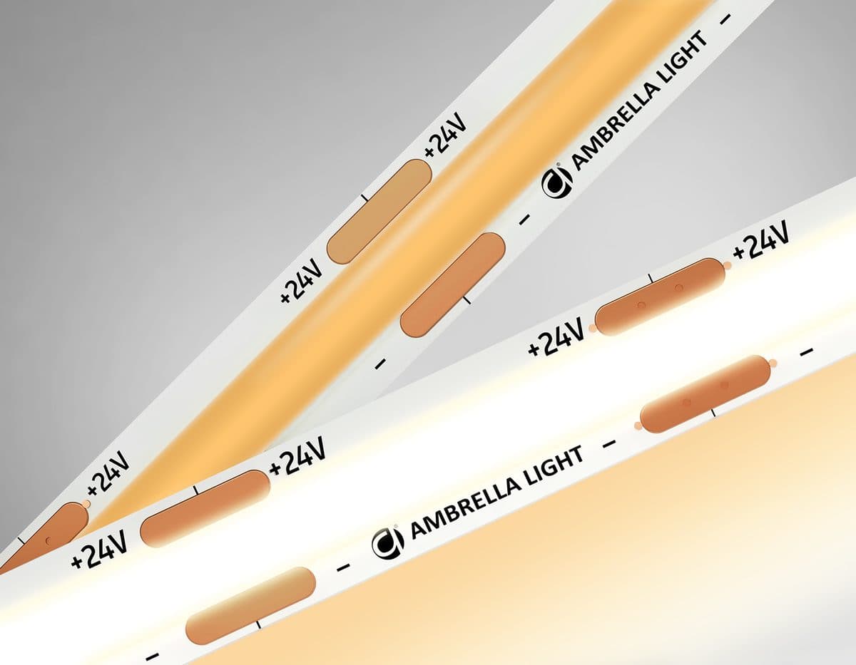 GS4701 COB 480Led/ 12W m/ 24V IP20 3000K/ 5000*8*1.54mm (2 конт.)