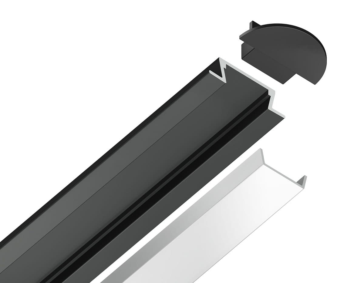 GP1001BK черный 2000*21.5*6.8