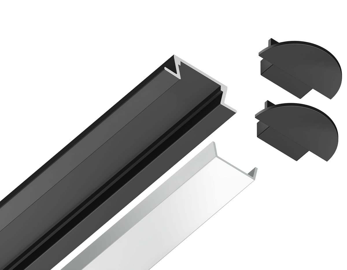 GP1001BK черный 2000*21.5*6.8