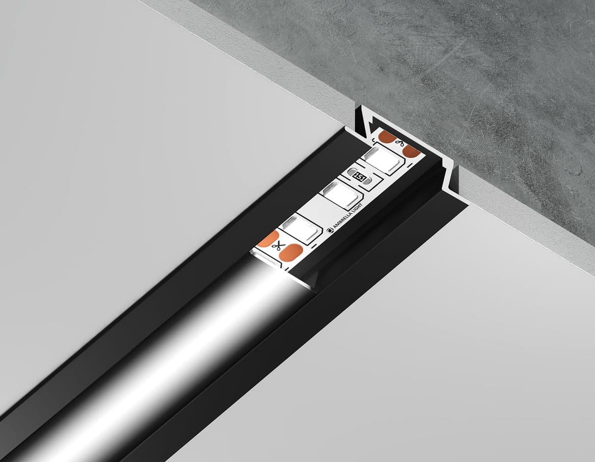 GP1001BK черный 2000*21.5*6.8