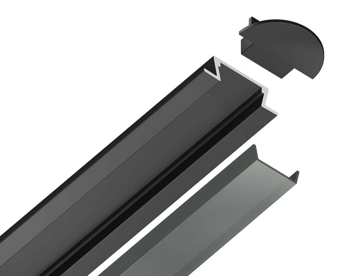 GP1001BK черный 2000*21.5*6.8