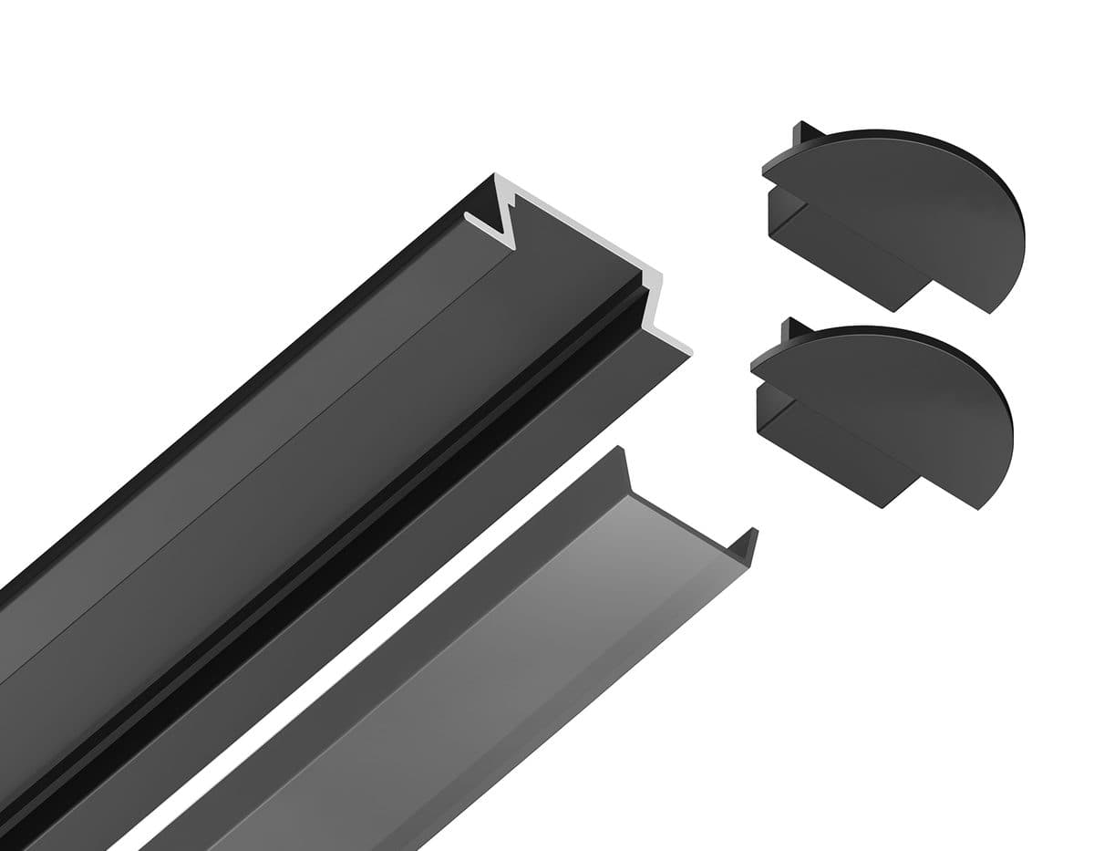 GP1001BK черный 2000*21.5*6.8