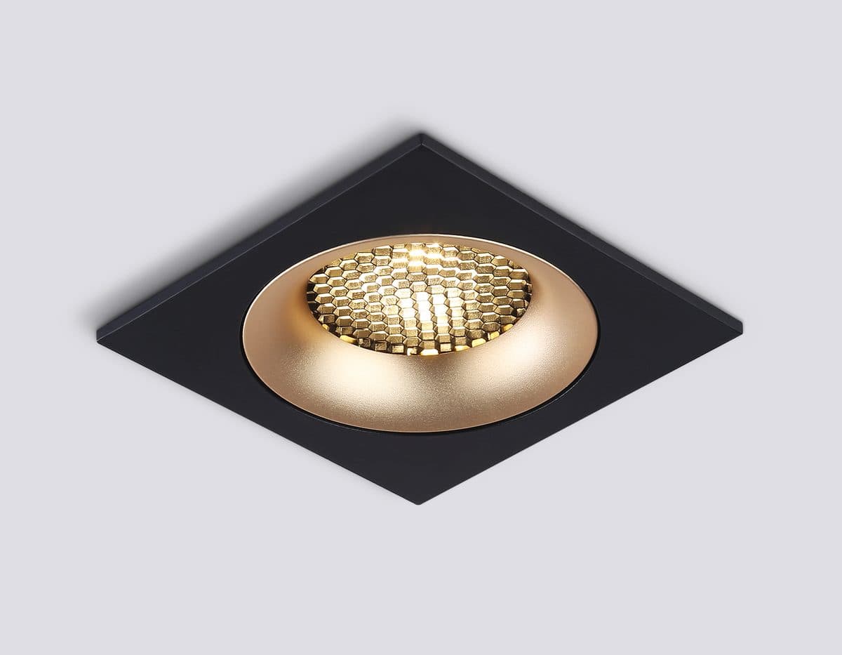 TN102730 BK/GD черный/золото GU5.3 92*92*23