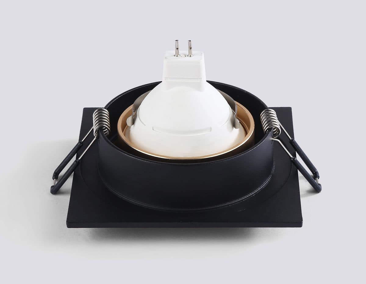 TN102730 BK/GD черный/золото GU5.3 92*92*23