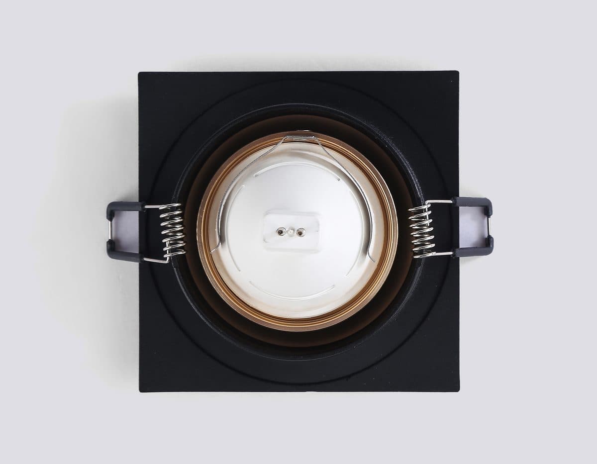 TN102730 BK/GD черный/золото GU5.3 92*92*23