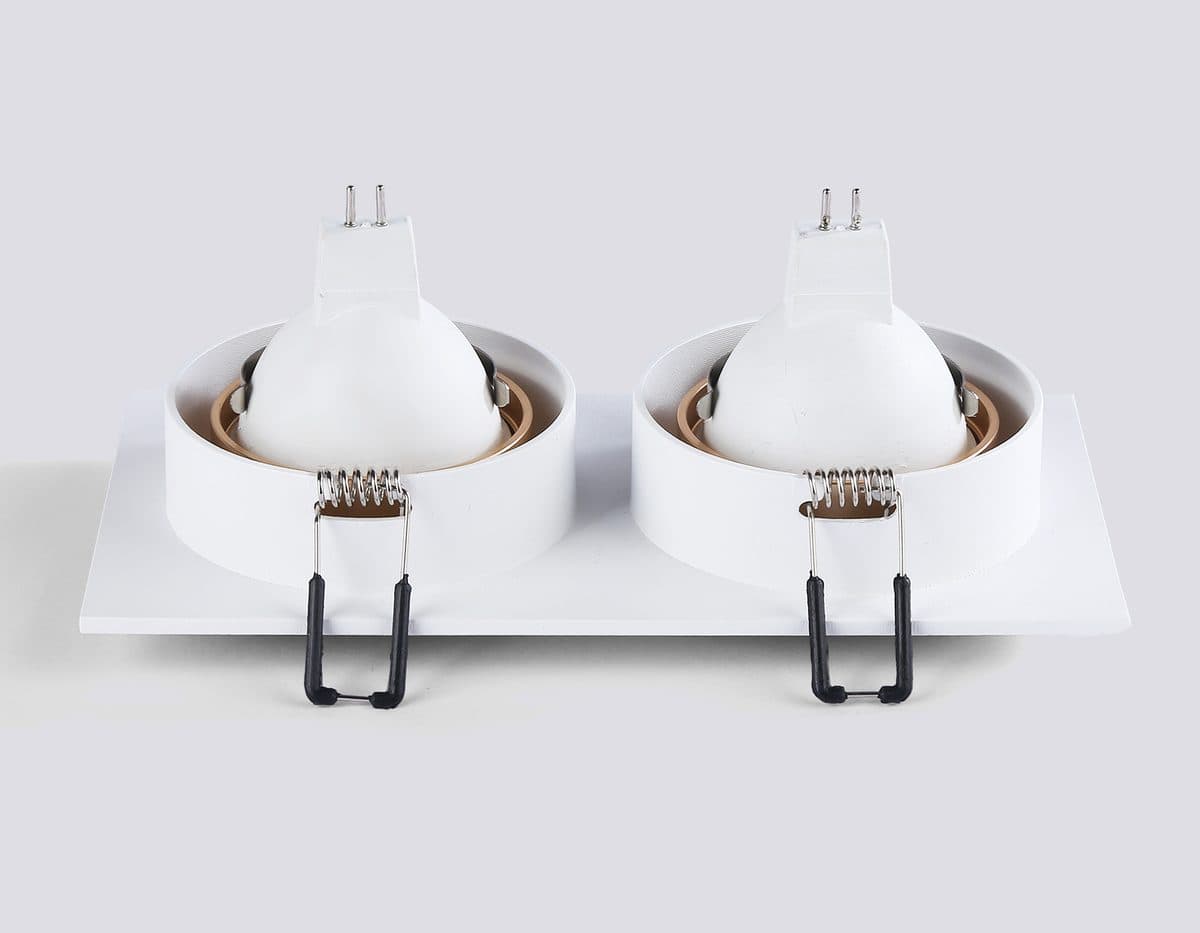 TN102733/2 WH/GD белый/золото GU5.3 175*92*23