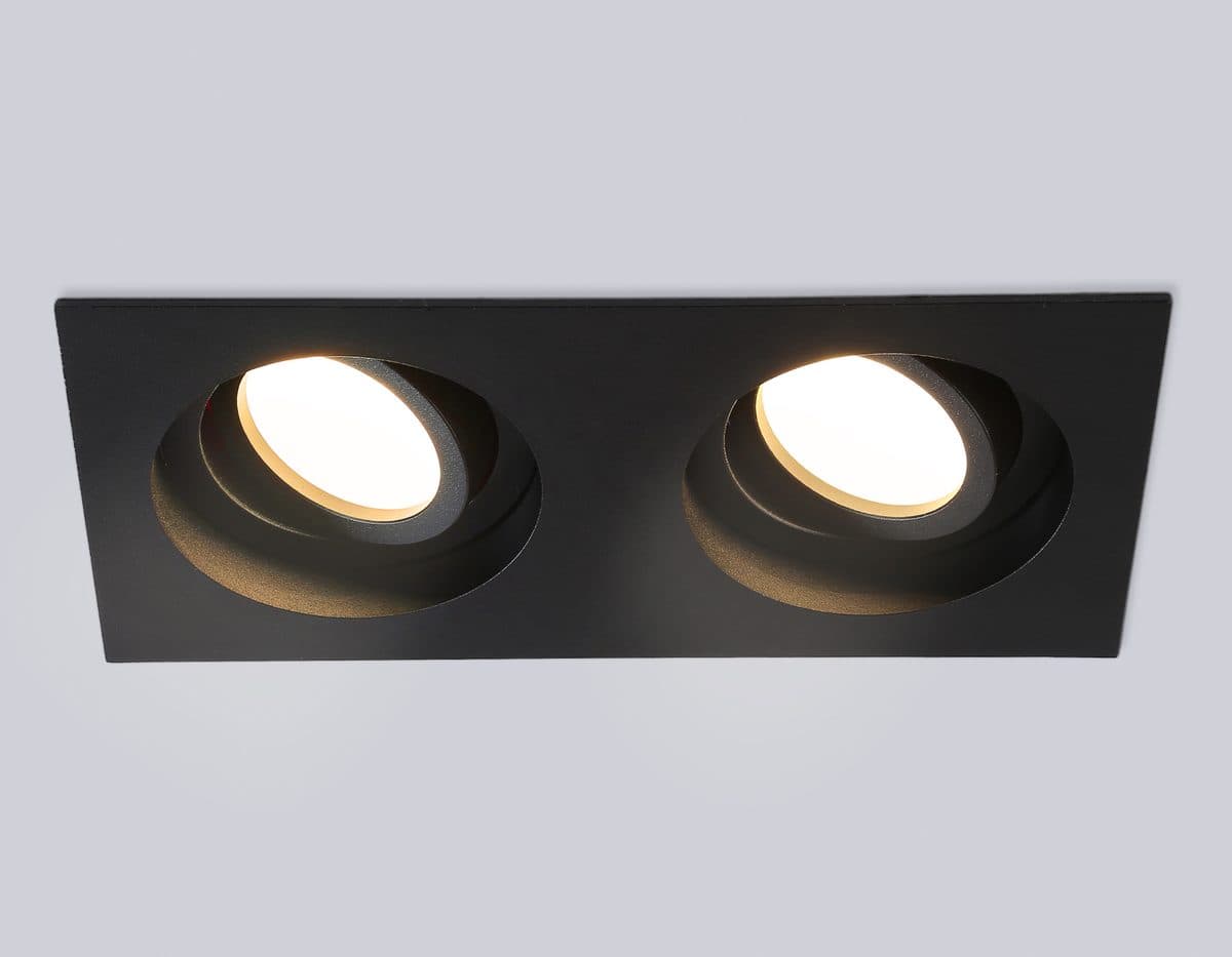 TN102760/2 BK черный IP20 GU5.3/2 200*100*32