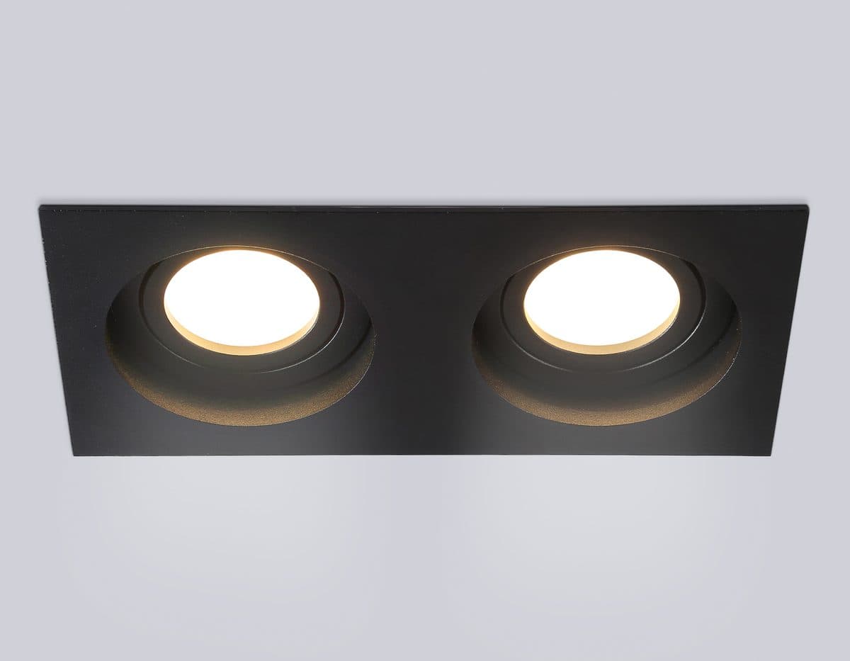 TN102760/2 BK черный IP20 GU5.3/2 200*100*32