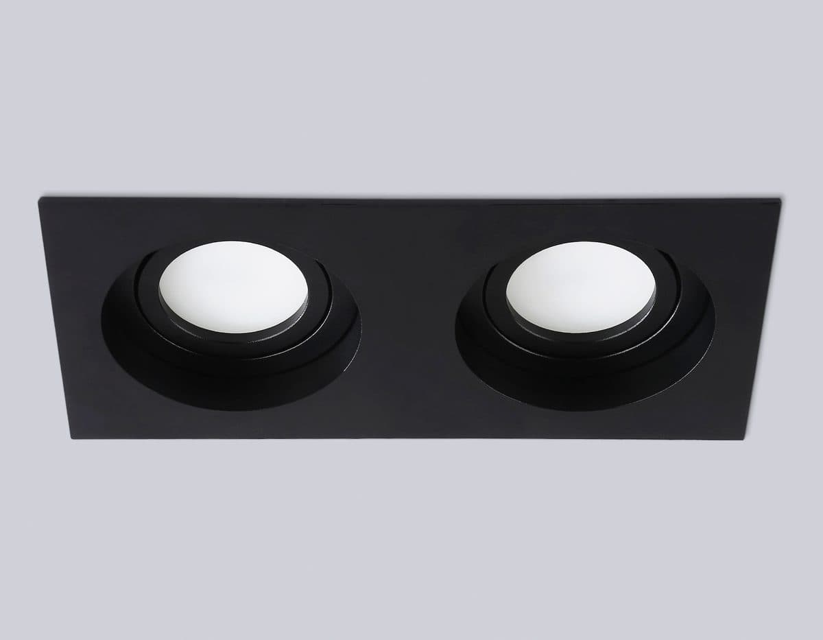 TN102760/2 BK черный IP20 GU5.3/2 200*100*32