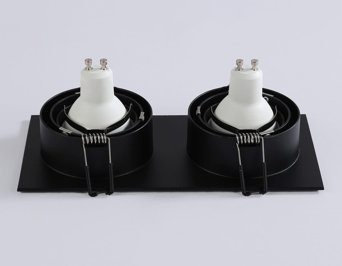 TN102760/2 BK черный IP20 GU5.3/2 200*100*32