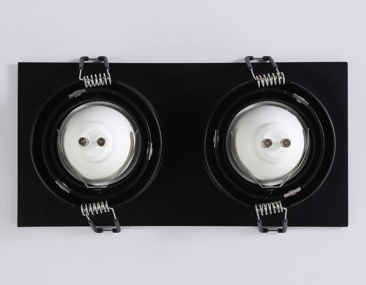 TN102760/2 BK черный IP20 GU5.3/2 200*100*32