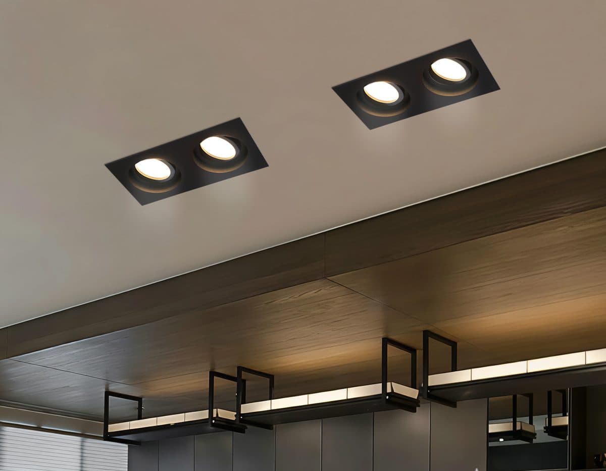 TN102760/2 BK черный IP20 GU5.3/2 200*100*32