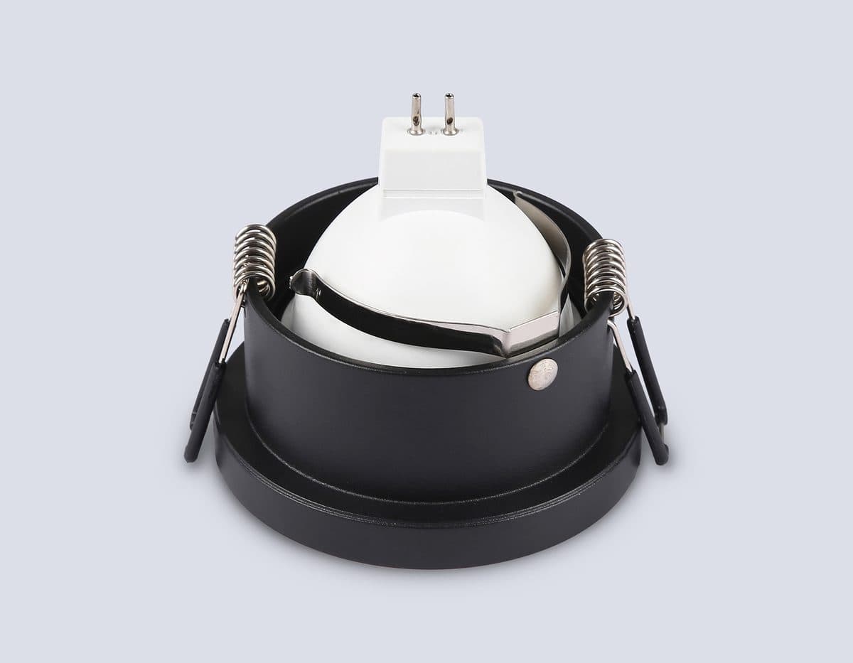 TN102802 BK черный GU5.3 D71*34