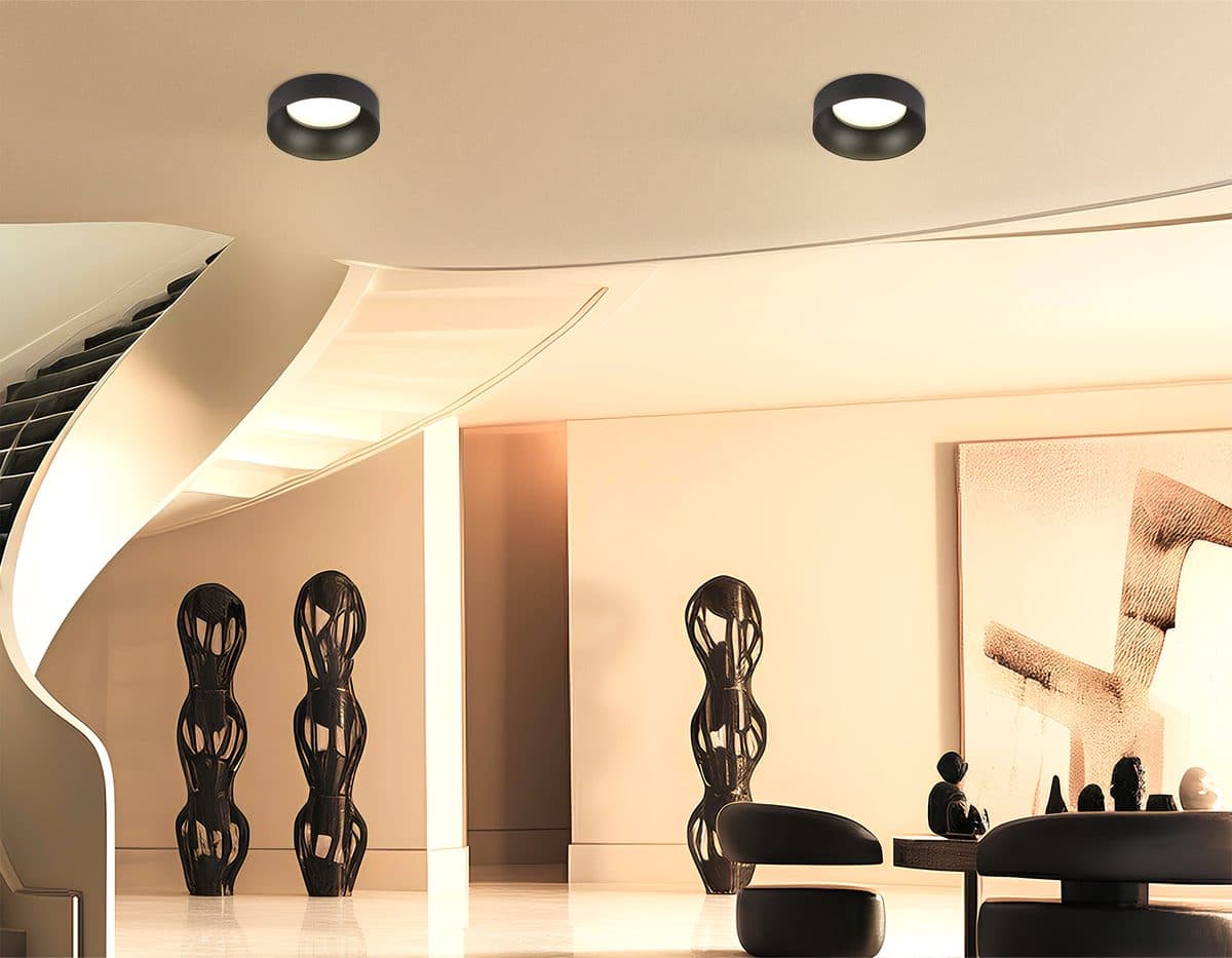 TN51817 BK черный IP20 GX53 D100*63