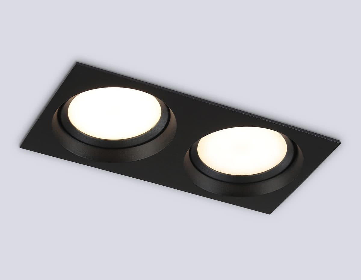 TN52235/2 BK черный IP20 GX53/2 220*110*44